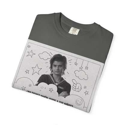 Vintage Spanish Ad Graphic T-Shirt — "¡Ven a la Guardería del Tío Steve!"